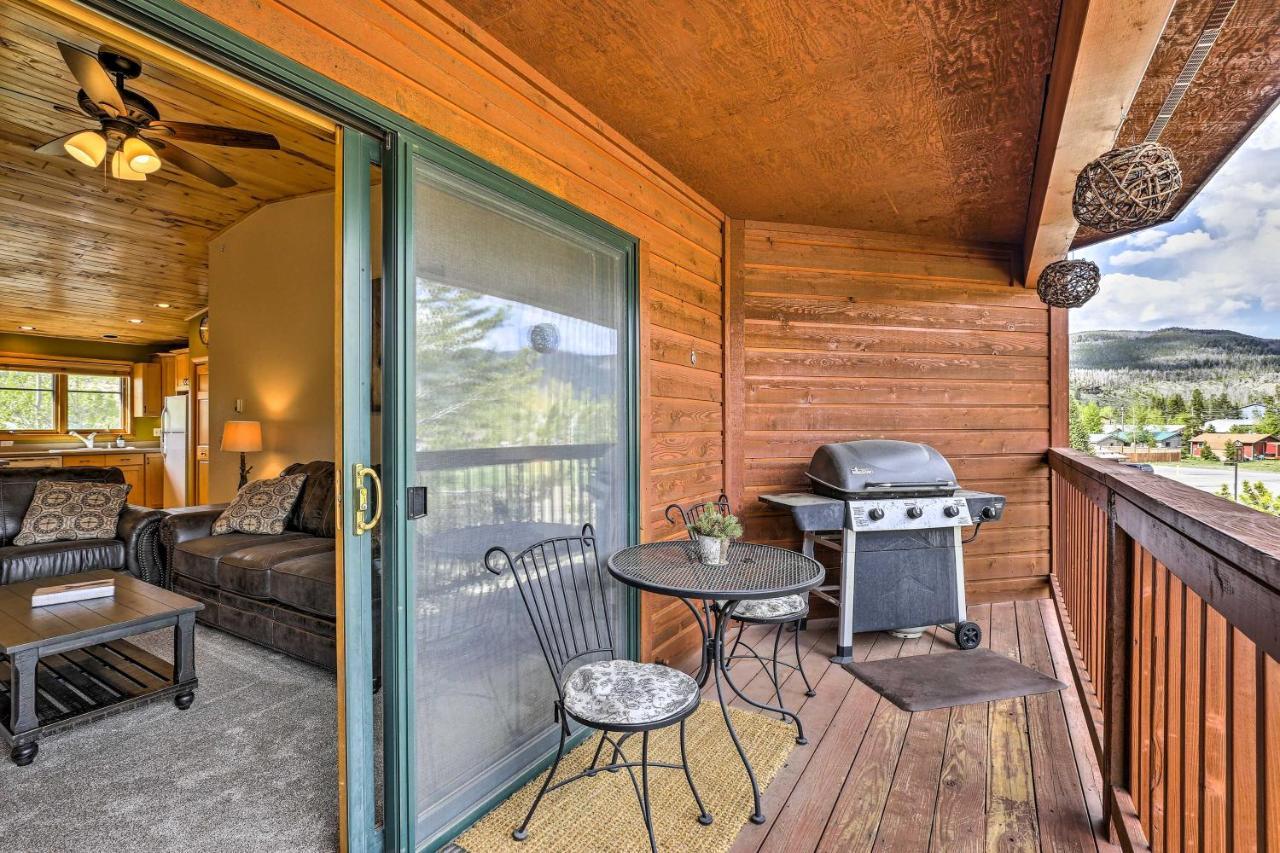 Mountain-View Condo With Deck Walk To Grand Lake Exterior photo