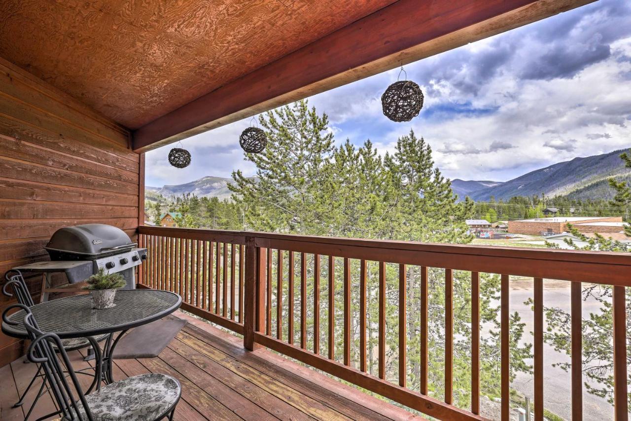 Mountain-View Condo With Deck Walk To Grand Lake Exterior photo